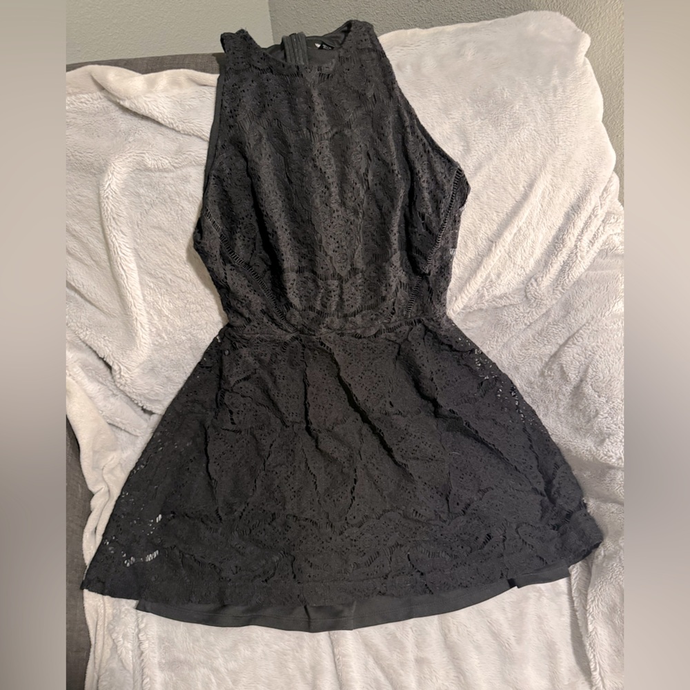 Mossimo black lace overlay dress